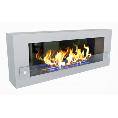 Биокамин напольный ZeFire CONSTANT 1200 белый со стемалитом